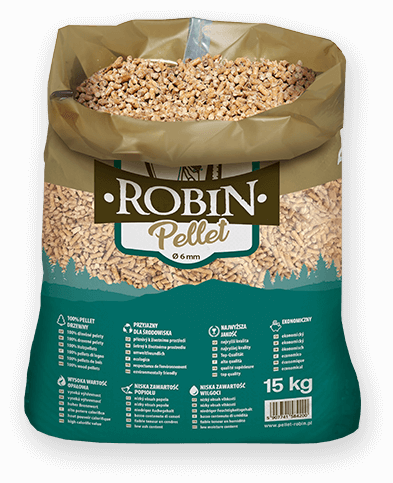 worek pelletu opałowego Robin do kupienia w Obornikach Śląskich lub sklepie internetowym